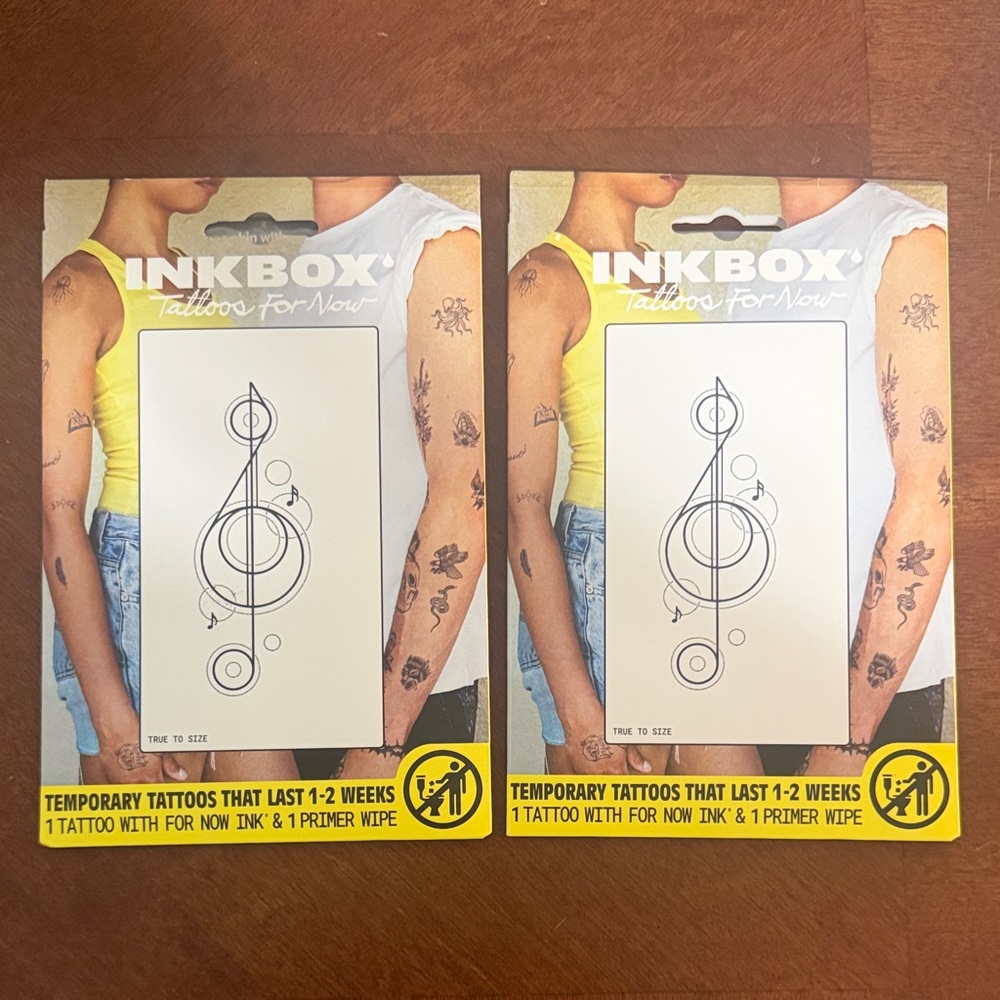 Inkbox Temporary Tattoos - Musical Design